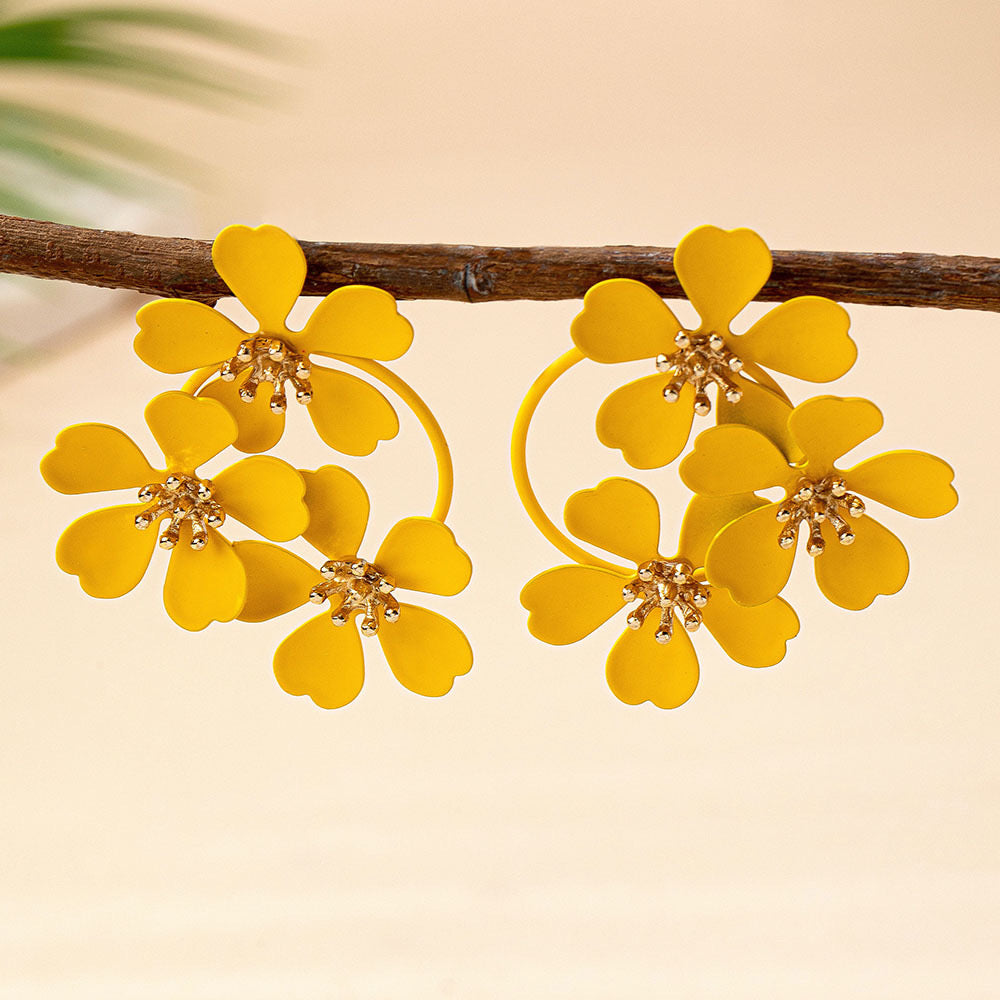 Three Lilies Earrings