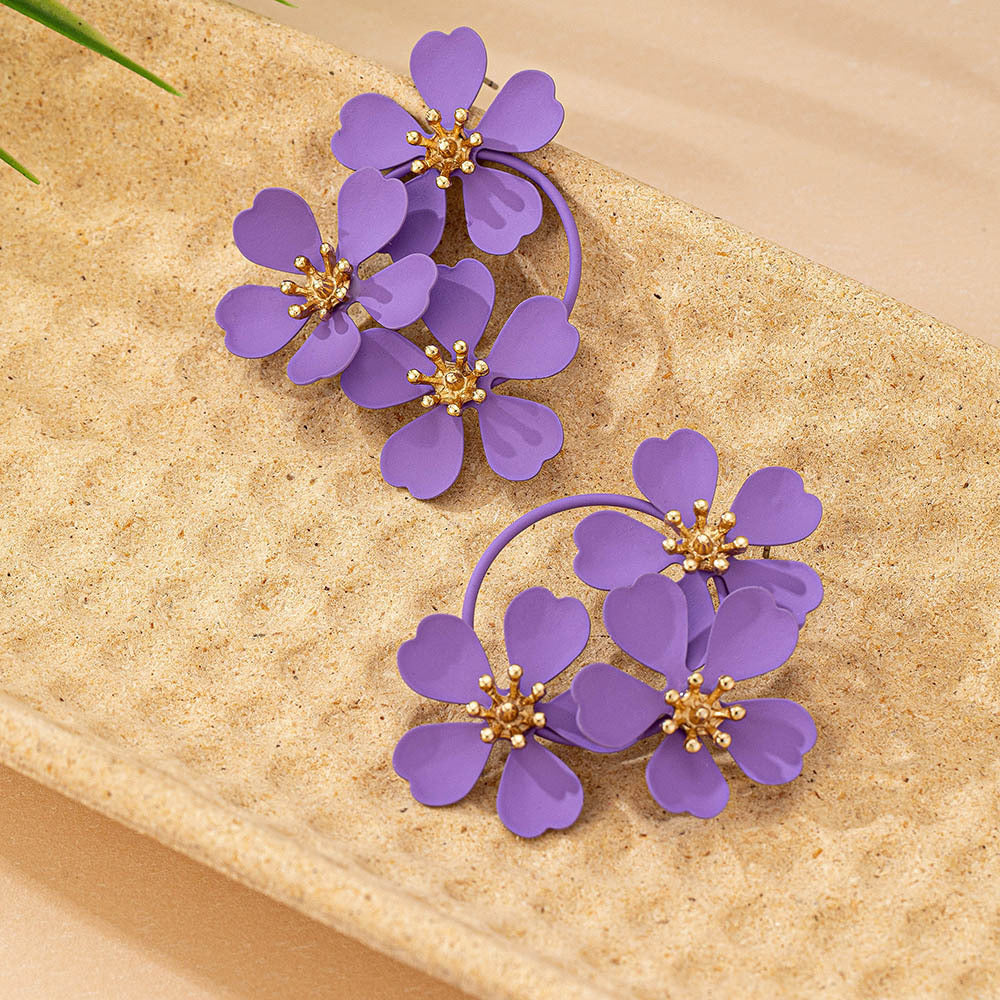 Three Lilies Earrings