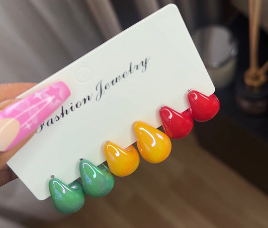 Loop Earrings - Three in one