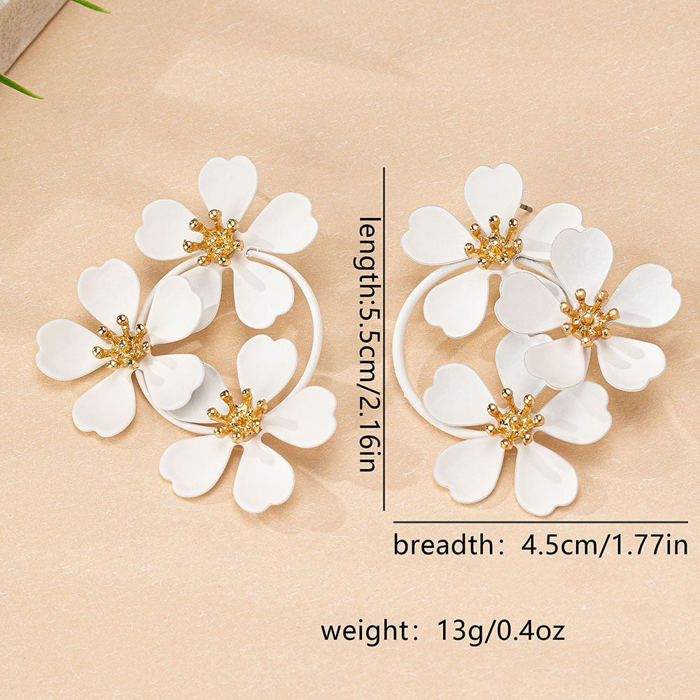 Three Lilies Earrings