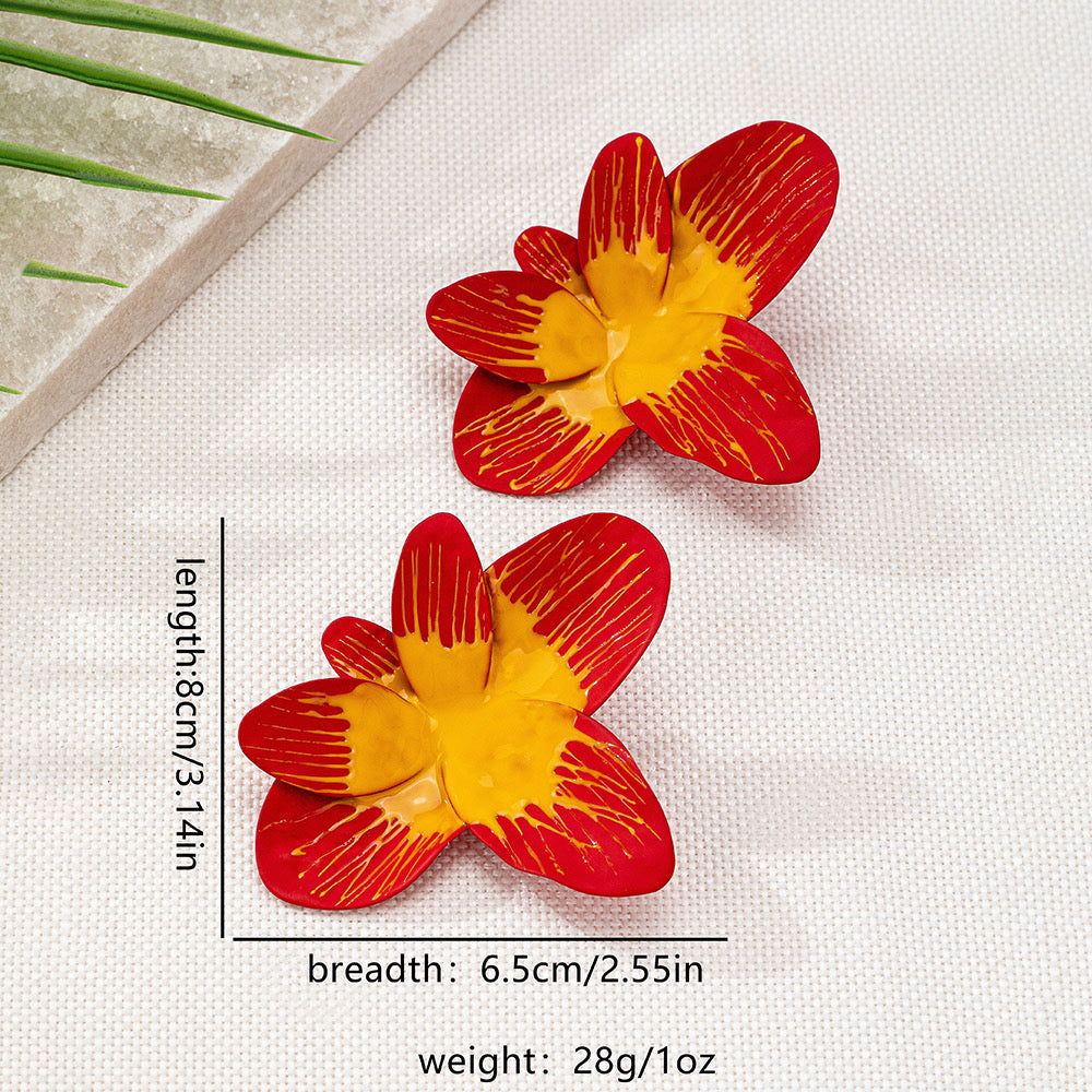 Hibiscus Earrings